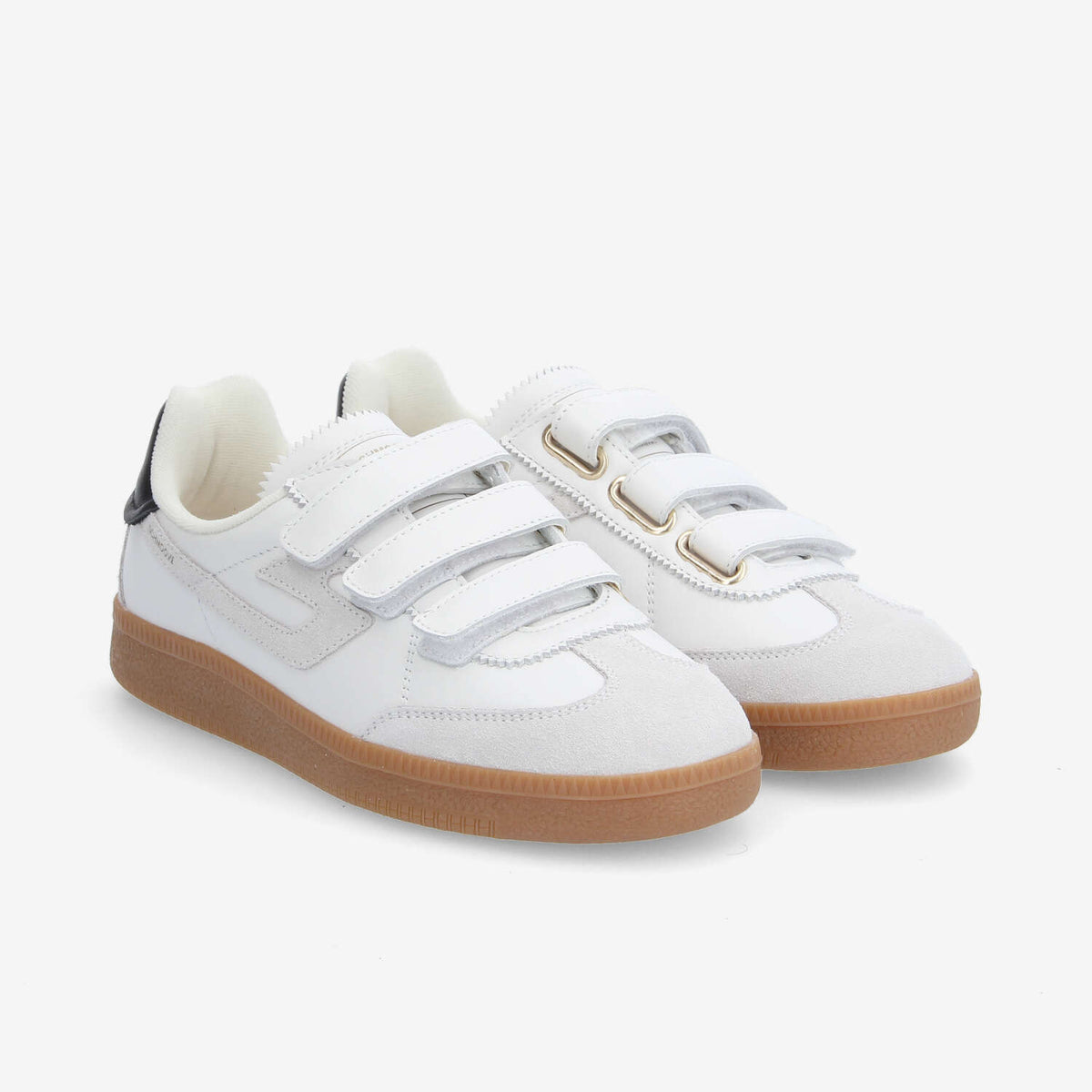Sheffield Straps W - Nappa/Suede - White/White