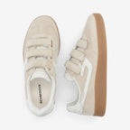 Sheffield Straps W - Suede/Nappa - Nude/Dove