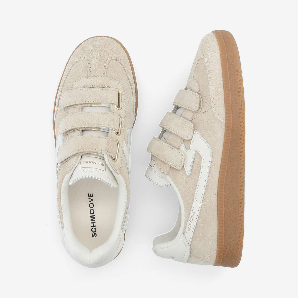 Sheffield Straps W - Suede/Nappa - Nude/Dove