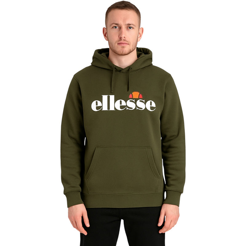 Sweat À Capuche Ellesse Homme Du S Au Xxl - Kaki