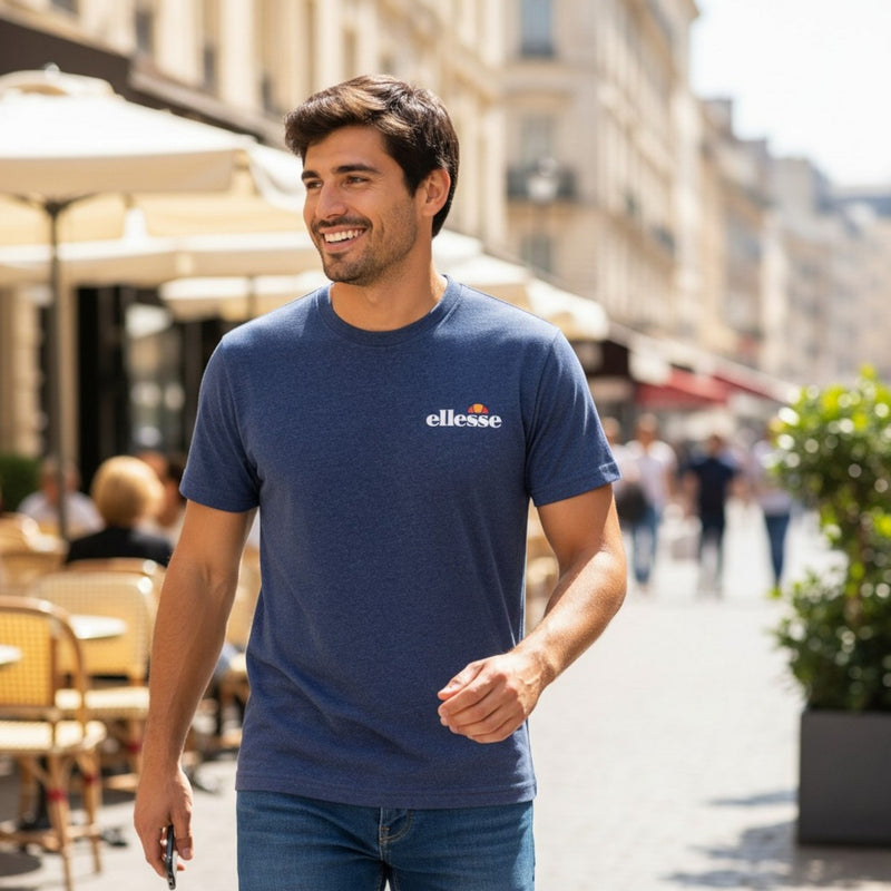 T-Shirt Manches Courtes Ellesse Homme - Marine