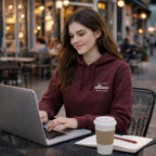 Sweat À Capuche Ellesse Femme - Bordeaux