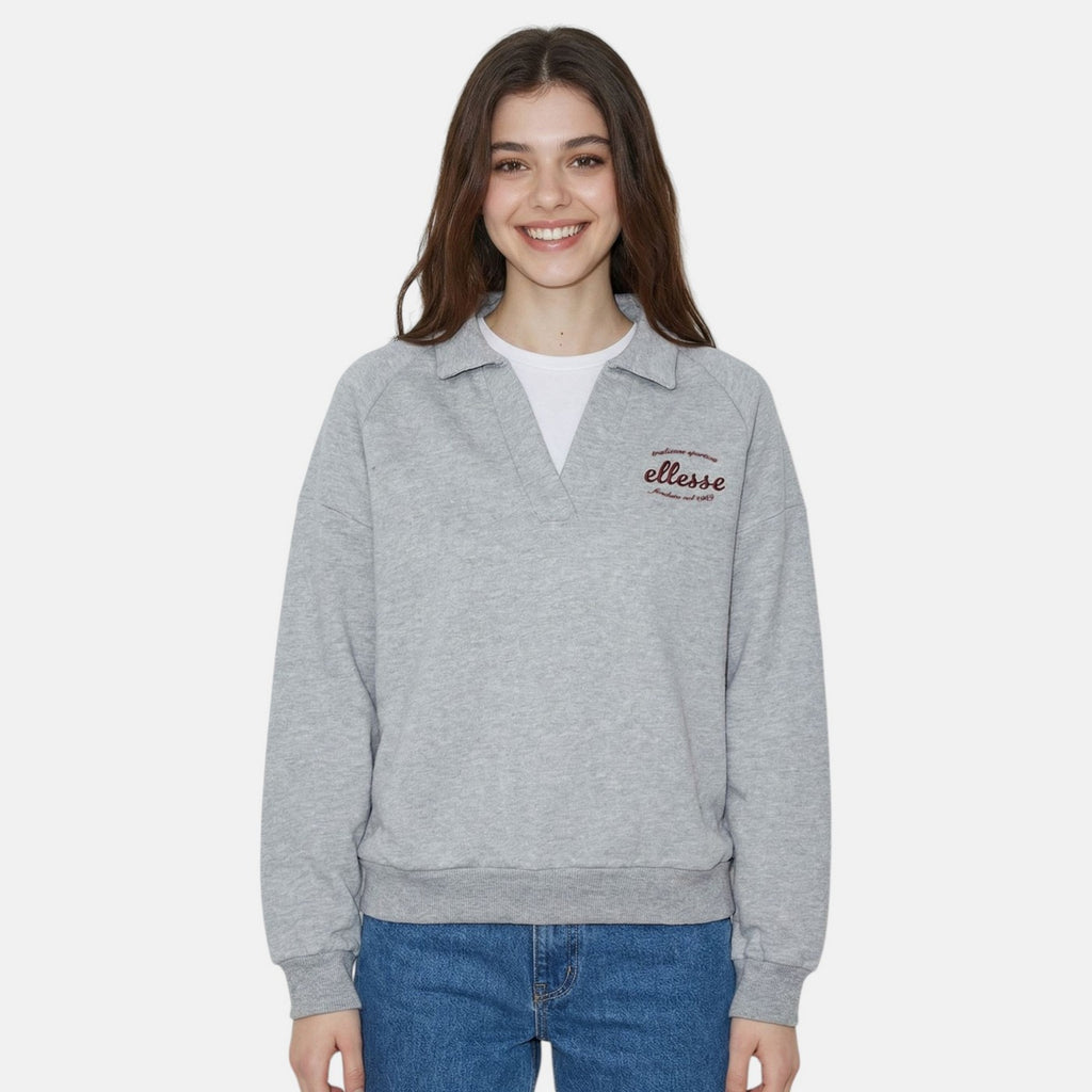 Sweat À Capuche Ellesse Femme - Gris