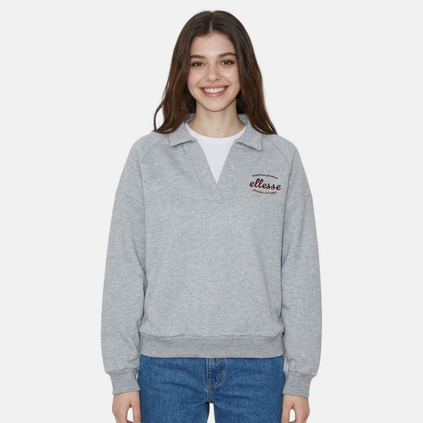 Sweat À Capuche Ellesse Femme - Gris