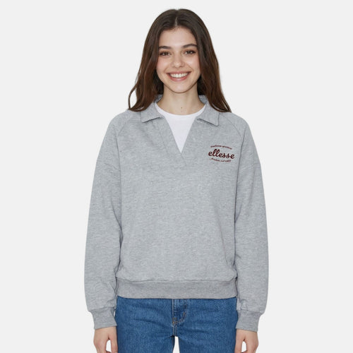 Sweat À Capuche Ellesse Femme - Gris