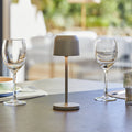 Sophia - Lampe De Table Sans Fil - Acier - Gris
