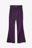 Pantalon Eighties Satin Aubergine