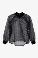 Blouse Lali Plumetis Argent
