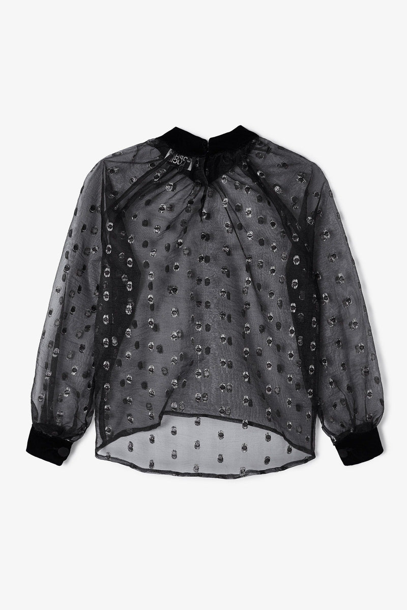 Blouse Lali Plumetis Argent