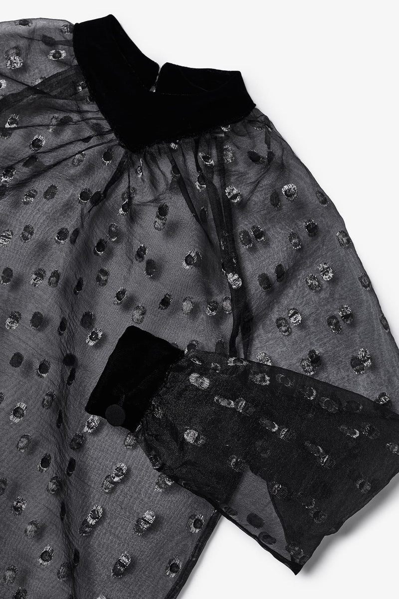 Blouse Lali Plumetis Argent