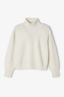 Pull Cygne Maille Blanc