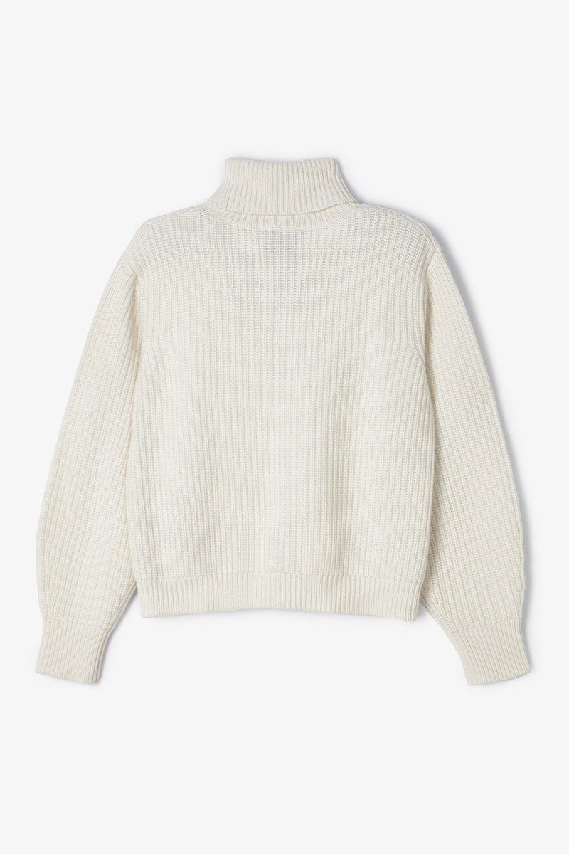 Pull Cygne Maille Blanc