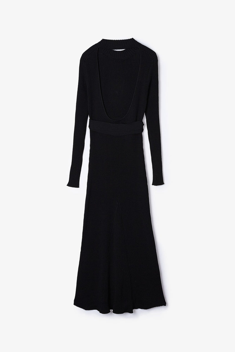 Robe Sofia Maille Noir