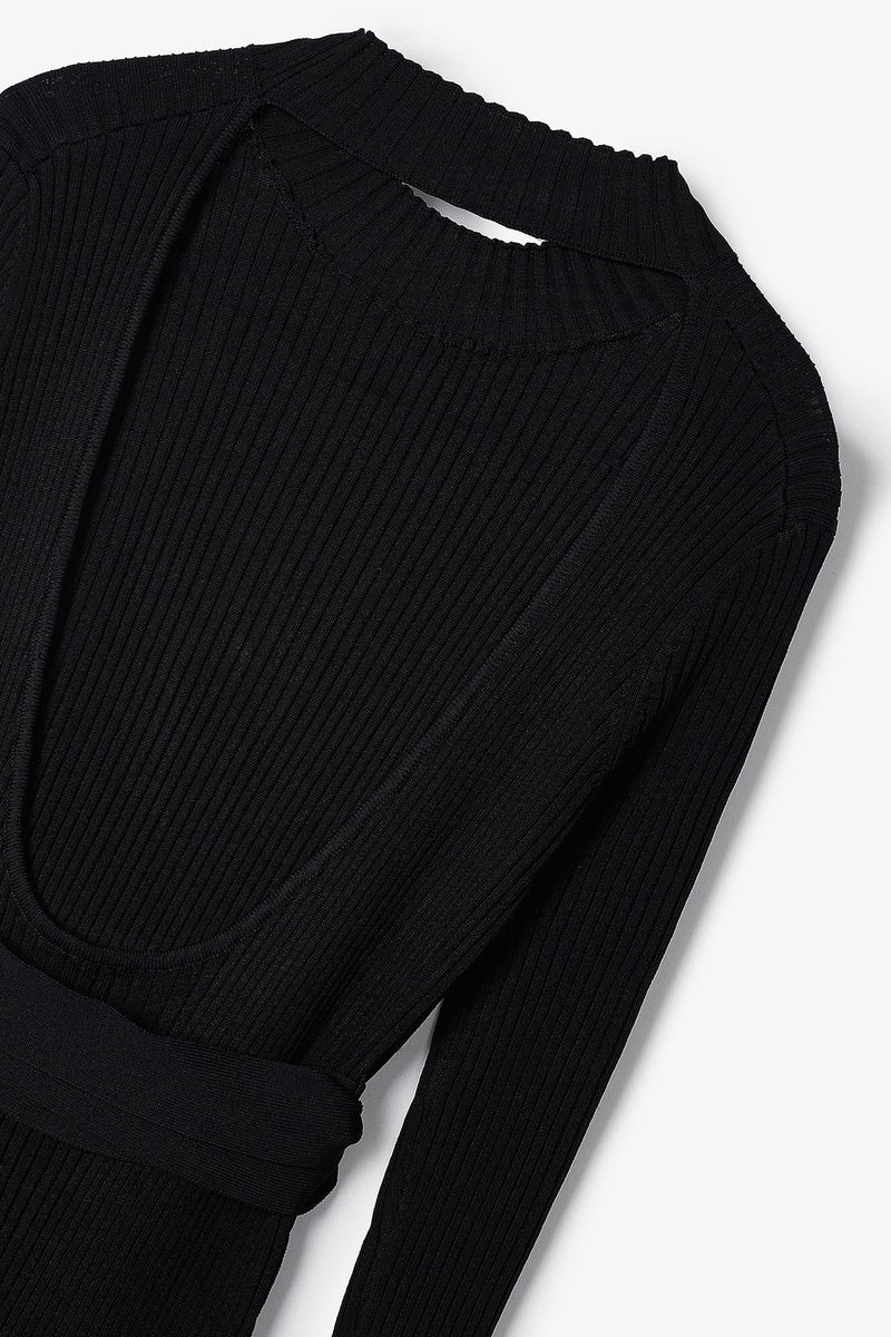 Robe Sofia Maille Noir