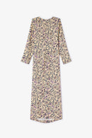 Robe Beky Fleuri Iris Beige