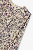 Robe Beky Fleuri Iris Beige