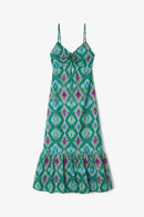 Robe Ibiza Indienne Vert