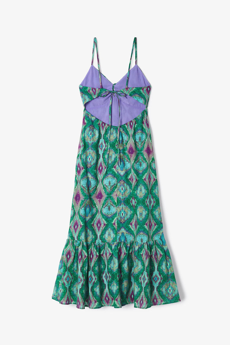 Robe Ibiza Indienne Vert