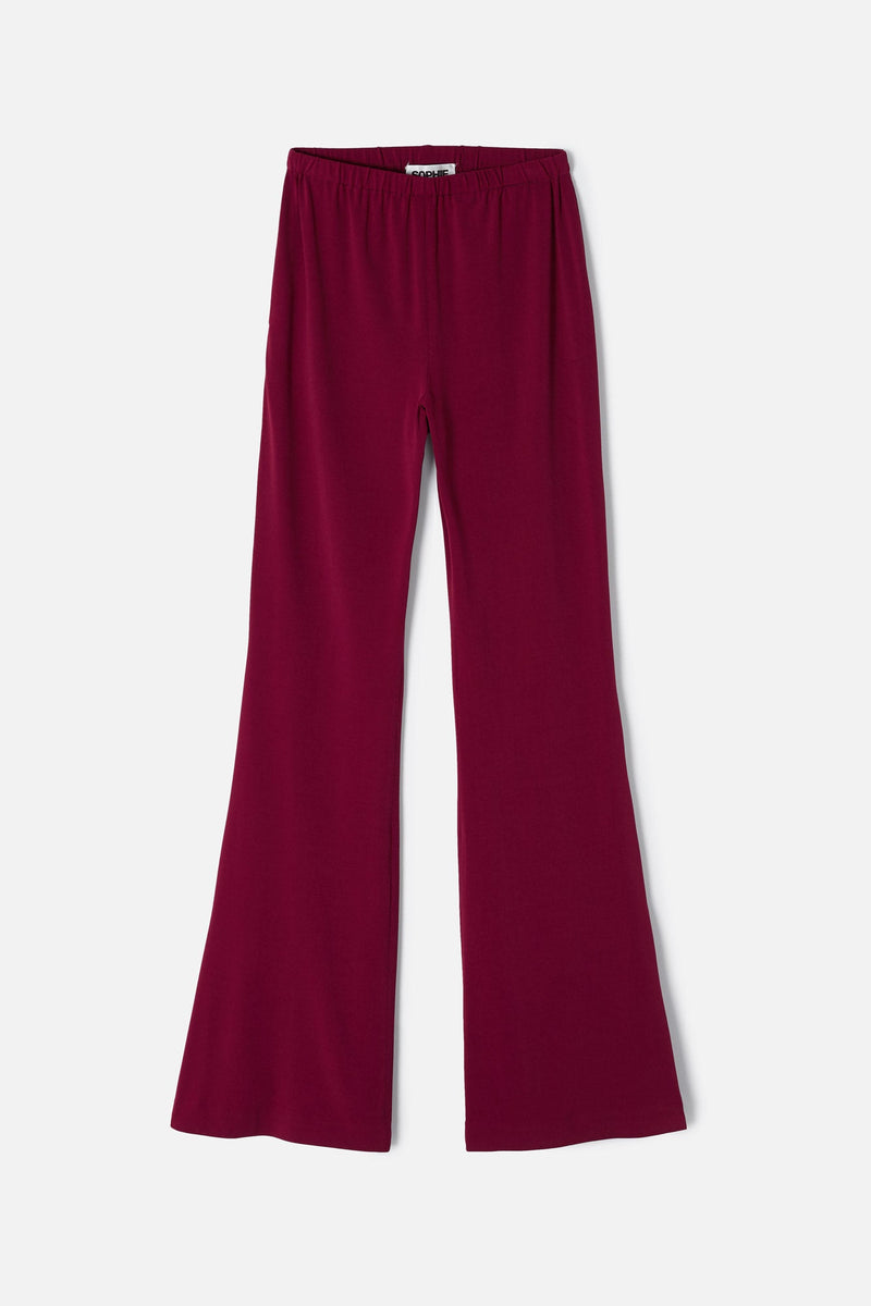 Pantalon Sixties Maille Griotte
