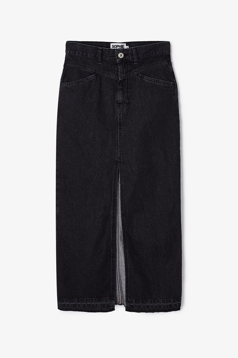 Jupe Denim Sergé Noir