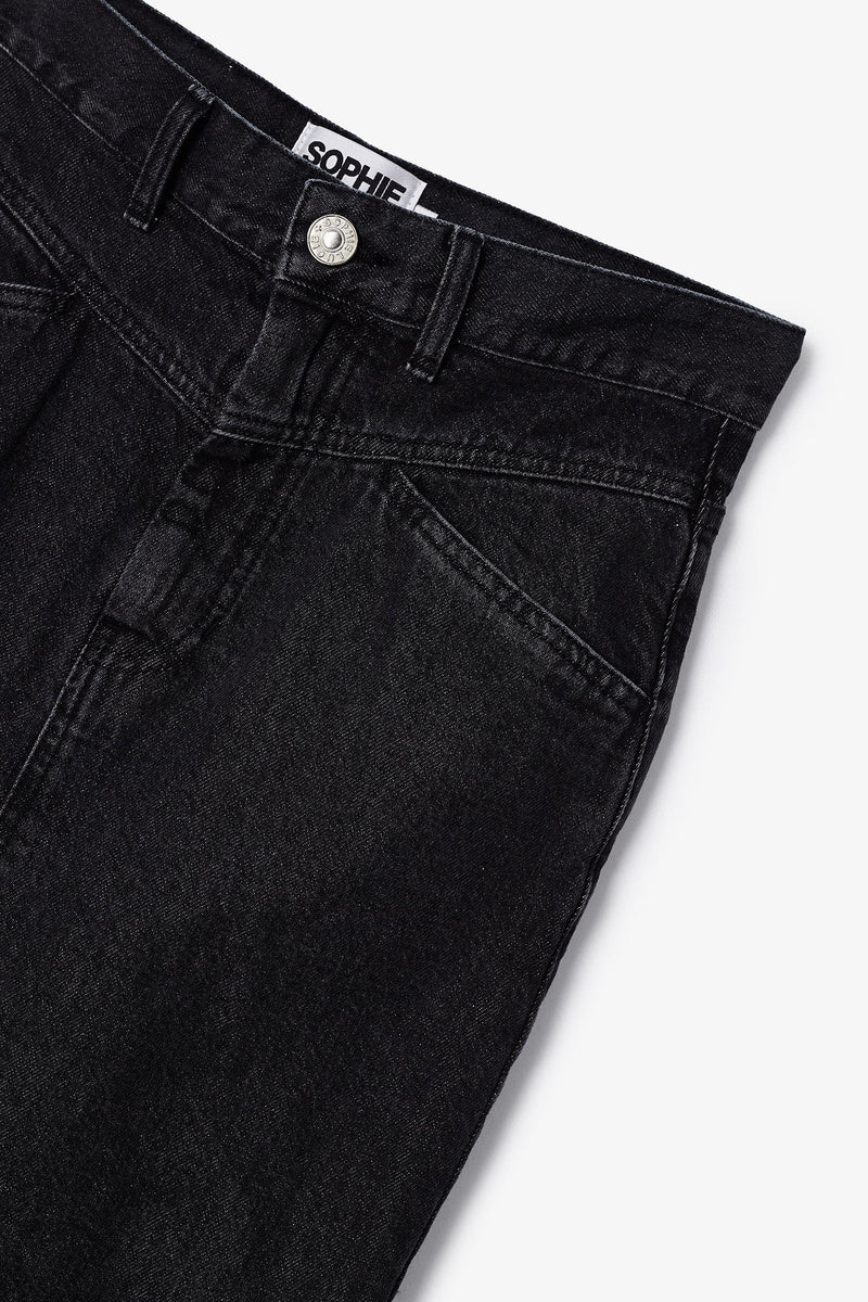 Jupe Denim Sergé Noir