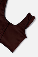 Top Triana Satin Marron