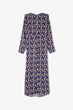 Vestido Beky Midi Circo Morado
