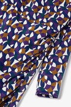 Vestido Beky Midi Circo Morado