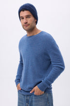 Beanie – Brushed Cashmere Soren - Bleu Marine - Mixte