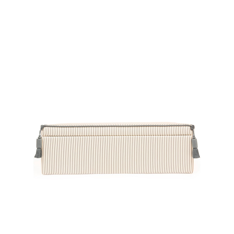 Mesa de centro cómoda - Agathe Marine - 126 x 70 x h 40 cm