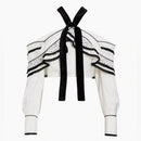 Proenza Schouler - Top de crepé de viscosa texturizado - Blanco multicolor - Mujer