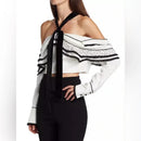Proenza Schouler - Textured Viscose Crepe Top - White Multi - Femme
