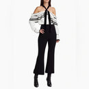 Proenza Schouler - Top de crepé de viscosa texturizado - Blanco multicolor - Mujer