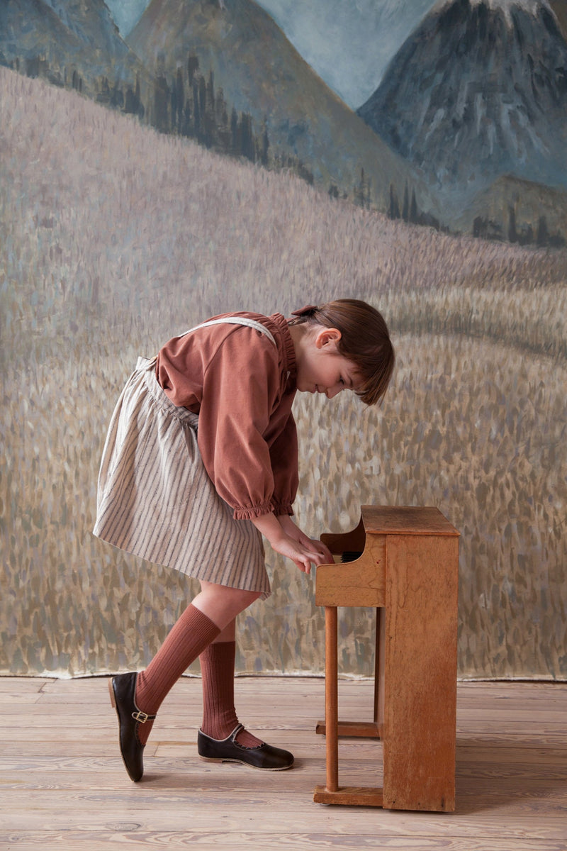 Blusa de henna Ramona - Selección Soor Ploom disponible en amaetc.com, concept store ecológico para niños