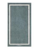 Serviette De Plage Unie - Gris / Crème