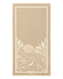 Serviette De Plage Croco - Sable / Crème