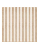 Serviette De Plage XXL Rayures - Sable / Crème