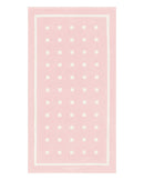 Serviette De Plage Square - Rose Nymphe / Crème