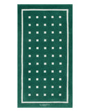 Serviette De Plage Square - Vert Impérial / Crème