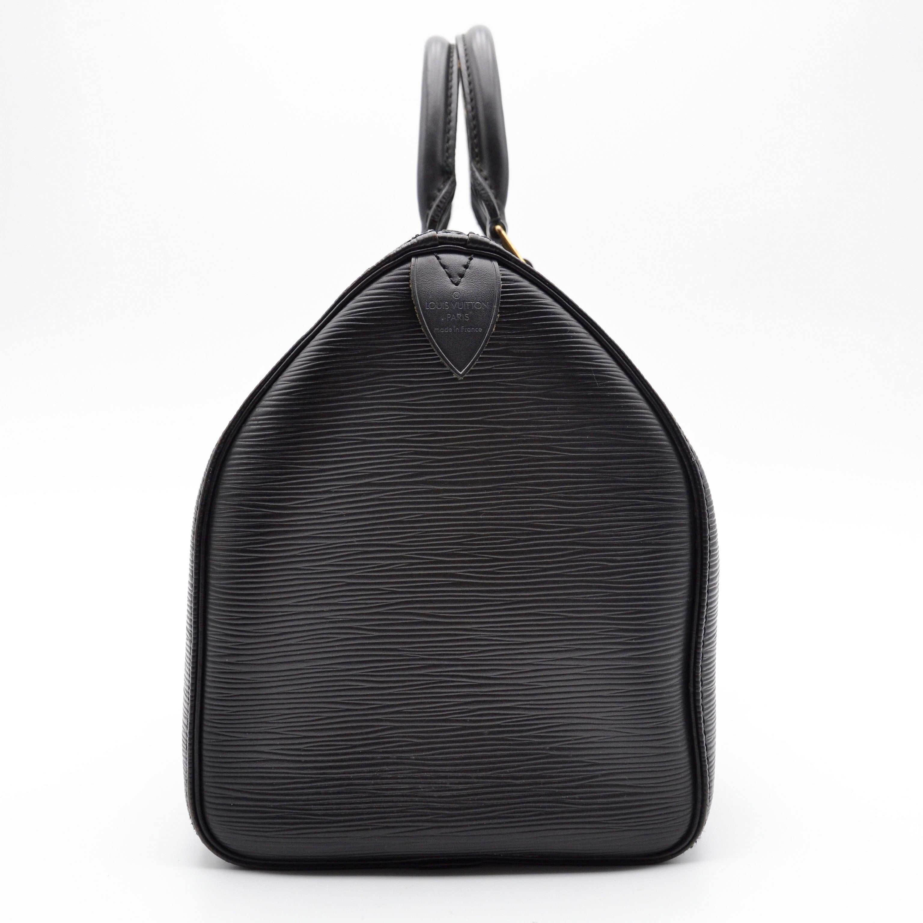 Louis Vuitton Speedy 30 Épi Negro