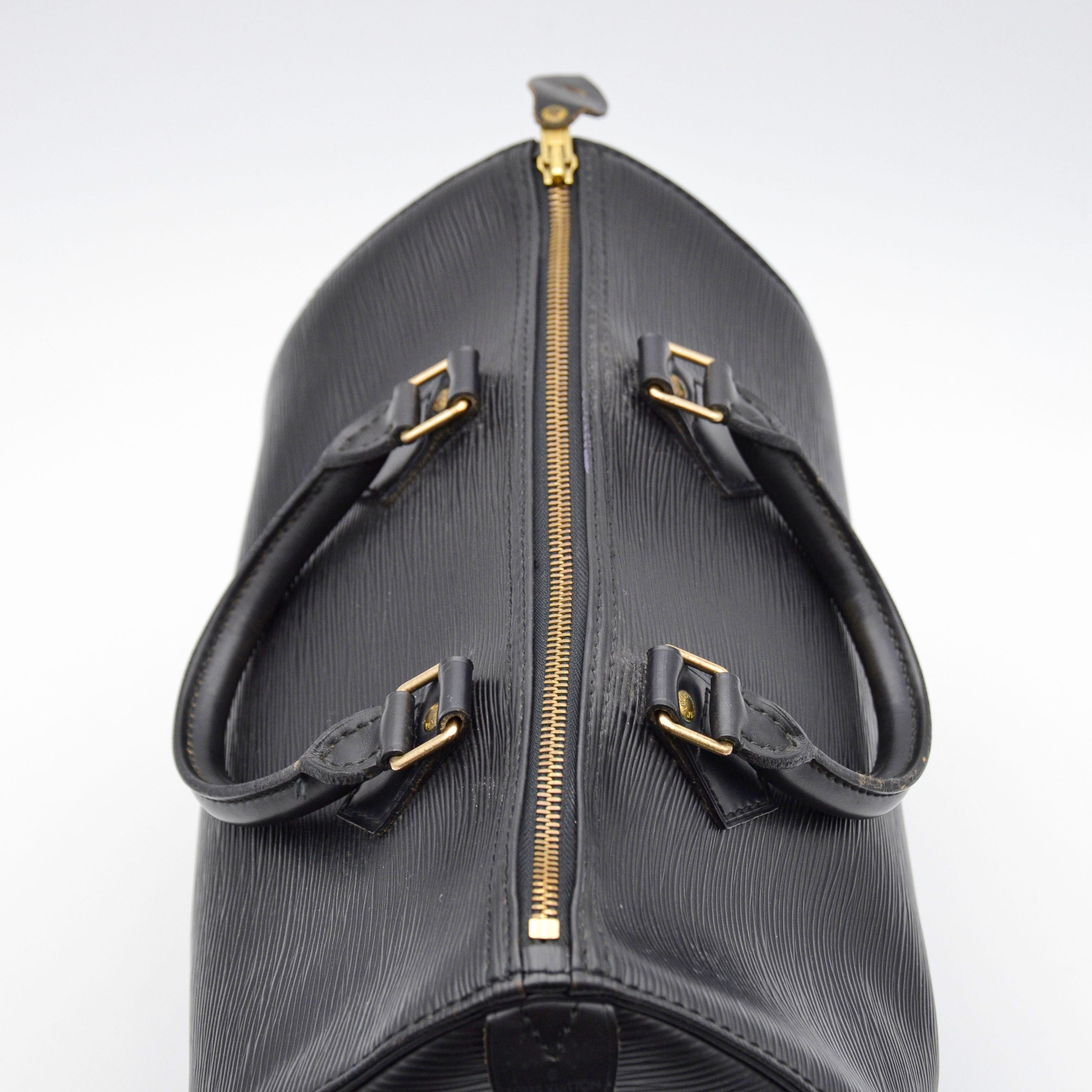 Louis Vuitton Speedy 30 Épi Negro