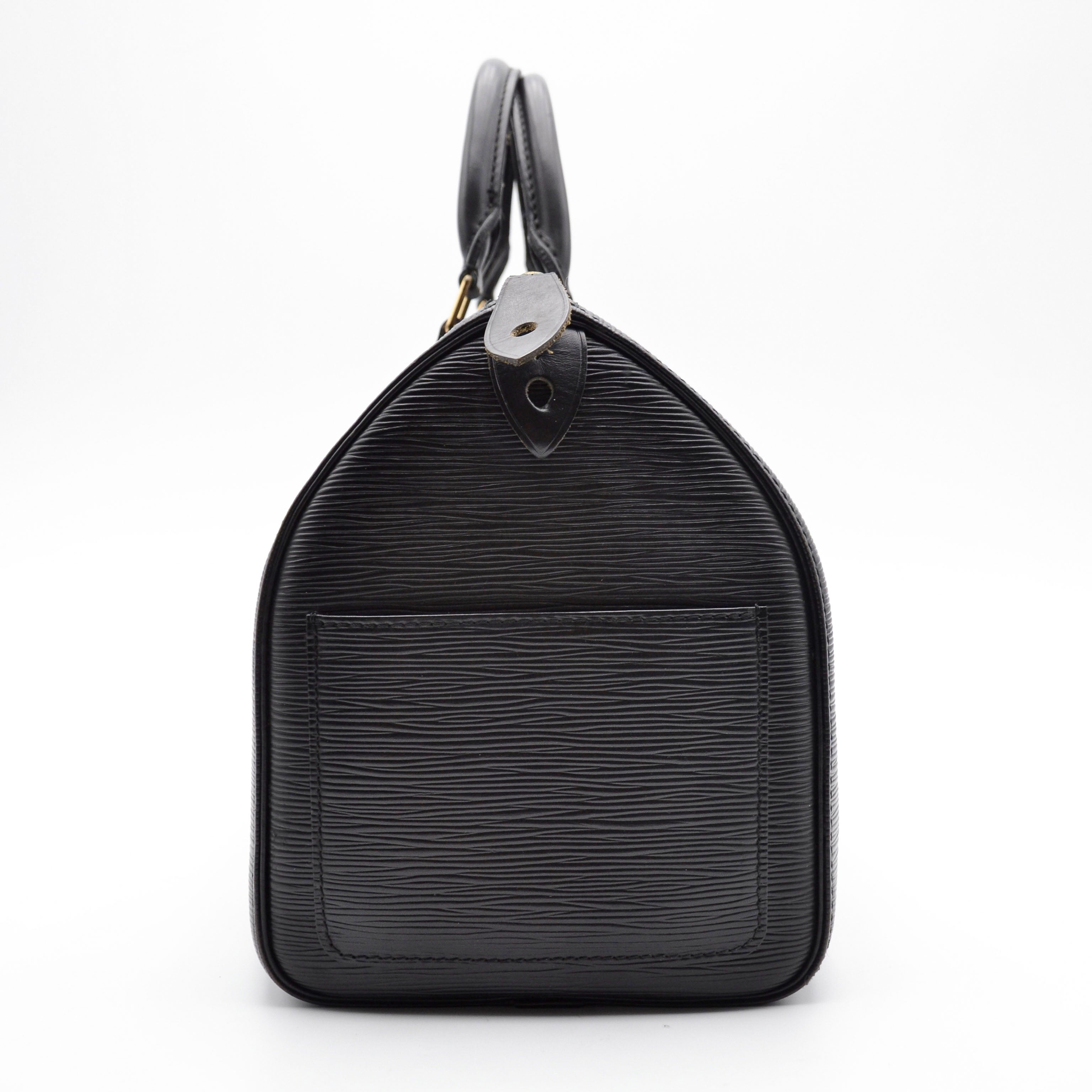 Louis Vuitton Speedy 30 Épi Negro