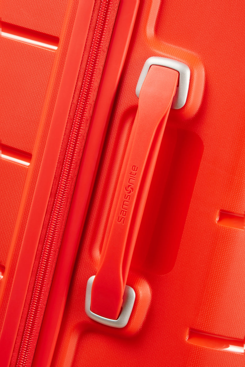 Valise Long Séjour Extensible À 4 Roues - Flux - Tangerine Red