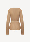 Sportmax - Cardigan - Nude - Femme