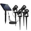 Foco solar - 4X redondo
