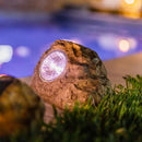 Solar Light Decoration - 3X Rocky Brown