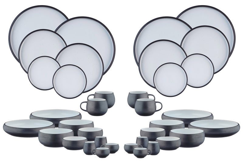 Service Complet Gourmet - 36 Pièces - Onyx