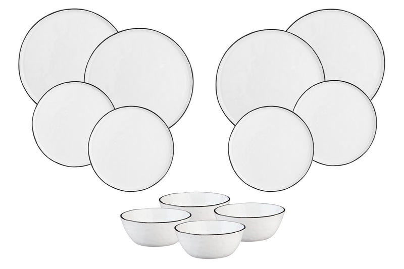 Service Les Essentiels Pure - 12 Pièces - Blanc Neige