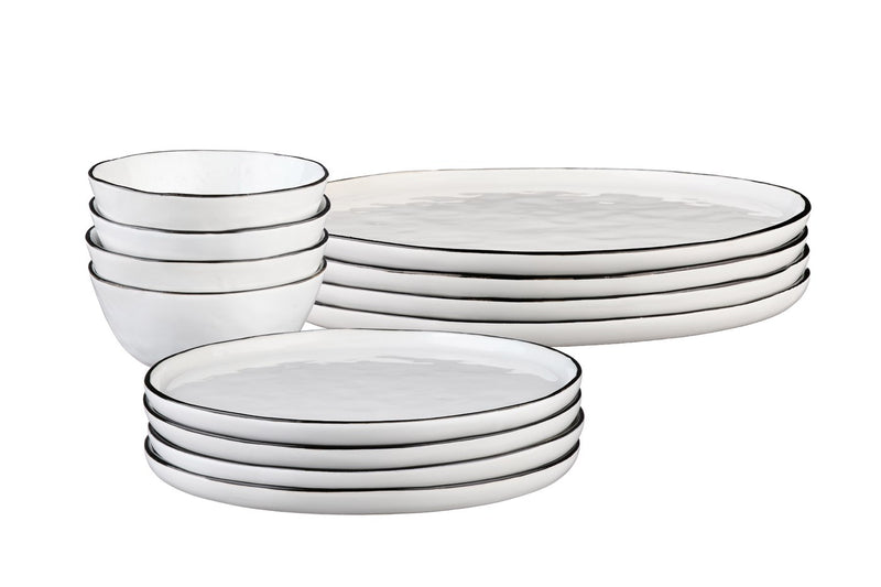 Service Les Essentiels Pure - 12 Pièces - Blanc Neige