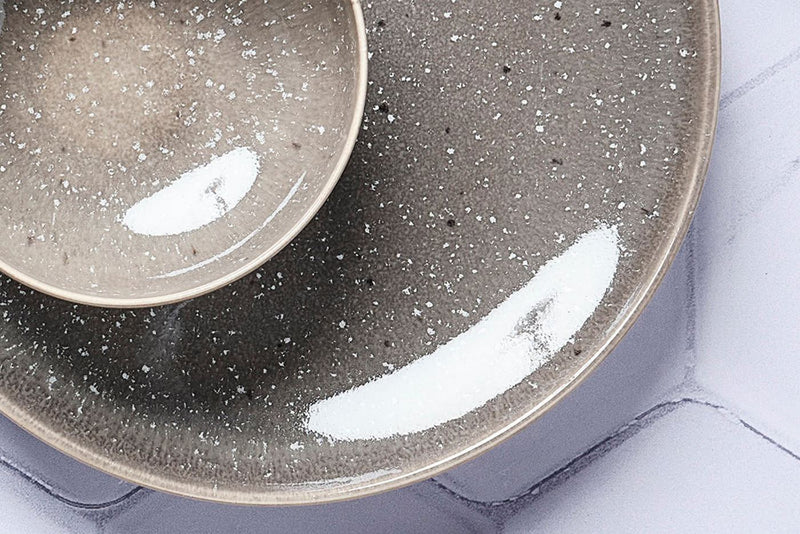 Service Les Essentiels Stellar - 18 Pièces - Gris Béton